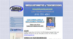 Omega Auto - custom design Website Design , Website Developed - Website Maintained - scv - sfv Santa Clarita - San Fernando Valley