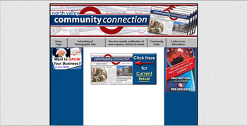 website designed for the Community Connection | http://www.tapsolutions.net | Antelope Valley Website Designed & Development